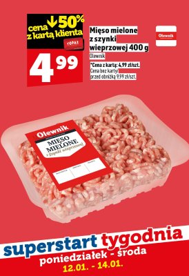 Mięso mielone z szynki promocja w TOPAZ