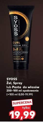 Żel do włosów SYOSS CURL CONTROL promocja w Kaufland