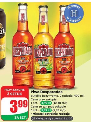 Piwo Desperados promocja w Dino