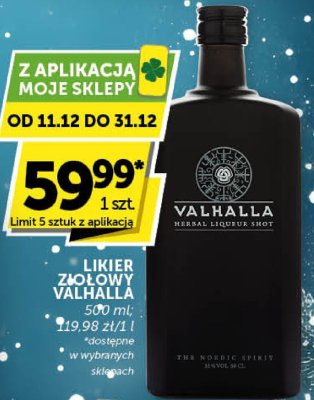 Likier ziołowy Valhalla promocja w ABC