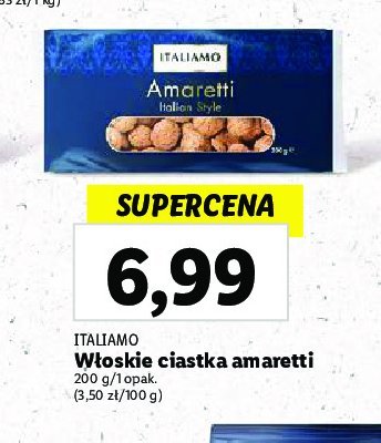 Ciastka amaretti Italiamo promocja