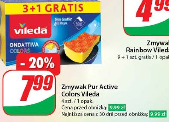 Zmywaki profilowane Vileda promocja