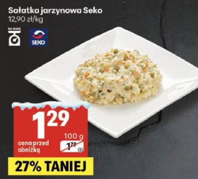Sałatka jarzynowa Seko promocja w Delikatesy Centrum