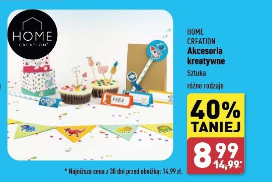 Akcesoria kreatywne Home creation promocja