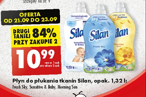 Płyn do płukania fresh sky Silan classic promocja