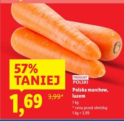 Marchew, luzem Lidl promocja w Lidl