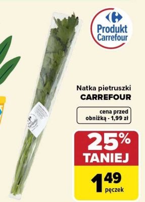Natka pietruszki  promocja w Carrefour Market