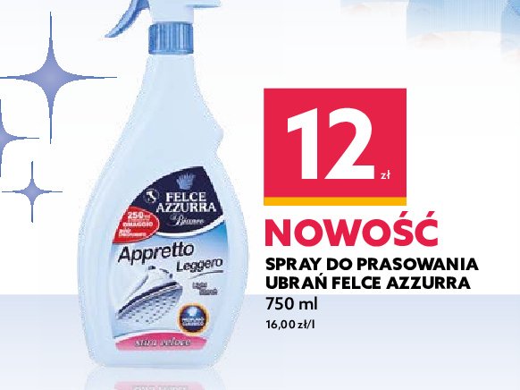Płyn ułatwiający prasowanie Felce azzurra promocja