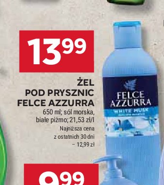 Żel do kąpieli white musk Felce azzurra promocja