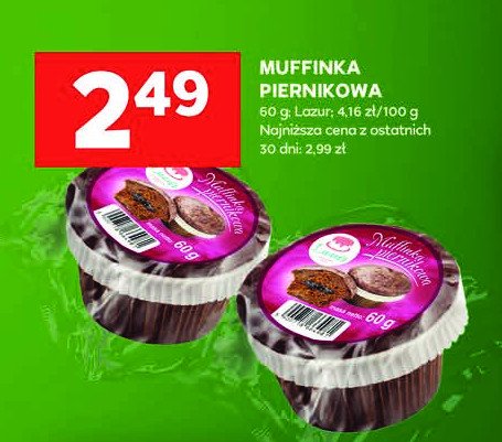 Muffinka piernikowa Lazur promocja w Stokrotka