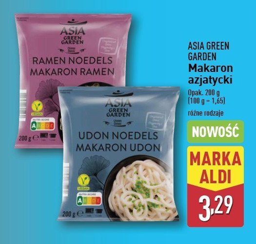 Makaron ramen Asia green garden promocja