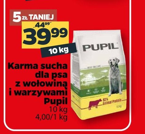 Karma dla psa wo艂owina z warzywami Pupil promocja