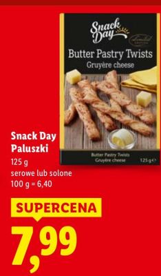 Paluszki serowe promocja w Lidl