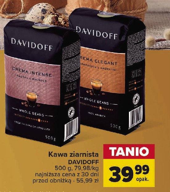Kawa Davidoff crema elegant promocja
