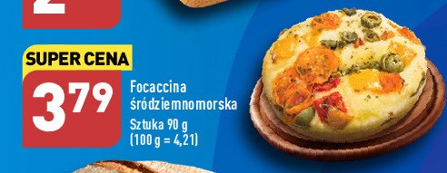 Focaccina śródziemnomorska promocja