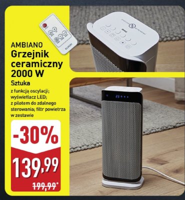 Grzejnik ceramiczny  promocja w Aldi