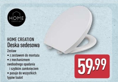 Deska sedesowa dekoracyjna Home creation promocja w Aldi