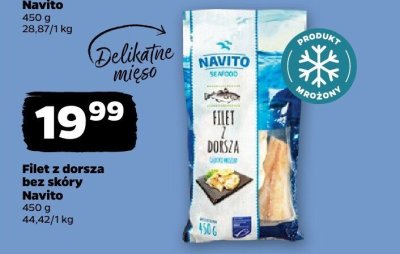 Filet z dorsza bez skóry promocja w Netto