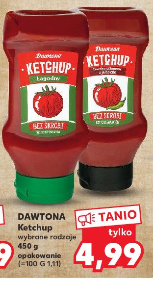 Ketchup bardzo pikantny z jalapeno Dawtona promocja