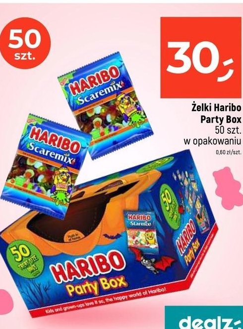 Żelki HARIBO SCAREMIX AND TANGFASTRICKS DUO TUB promocja