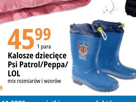 Kalosze dzieci臋ce lol promocja