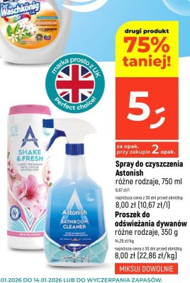 Proszek do odświeżania dywanów Astonish różne rodzaje promocja w Dealz
