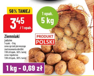 Ziemniaki jadalne promocja w POLOmarket