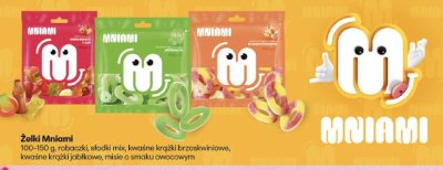 Żelki Mniami robaczki promocja w Delikatesy Centrum