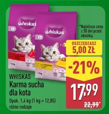 Karma sucha dla kota  promocja w Aldi