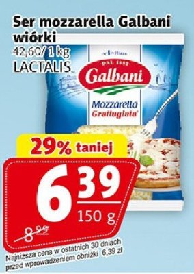 Ser mozzarella Galbani wiórki Lactalis promocja w Prim Market