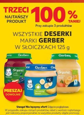 Deser Gerber, różne rodzaje promocja w Kaufland