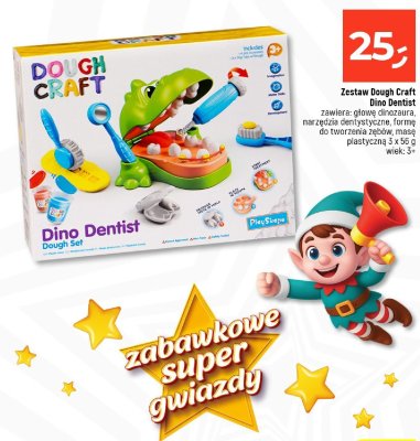 Zestaw Dough Craft Dino Dentist promocja w Dealz