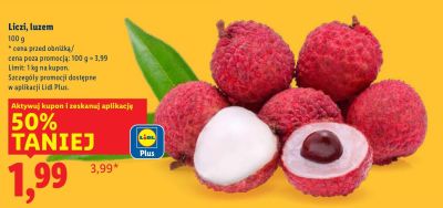 Liczi, luzem Lidl promocja w Lidl