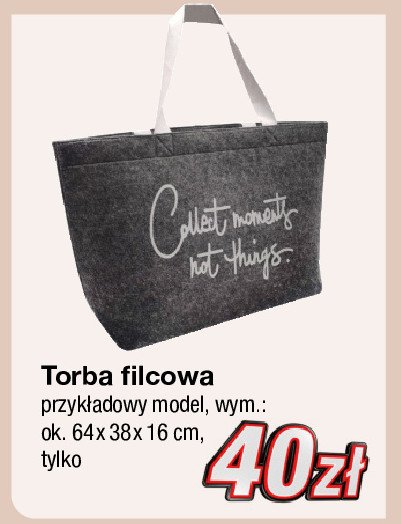 Torba filcowa promocja