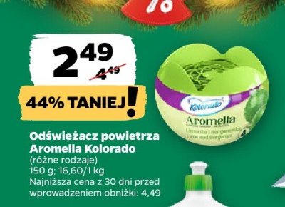 Odświeżacz powietrza, różne rodzaje Aromella Kolorado promocja w Netto