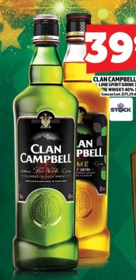 Whisky Clan Campbell 0.7l line spirit drink 30%, whisky 40% promocja w TOPAZ