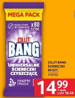 Ściereczki Cillit Bang 80szt Mega Pack promocja w Selgros