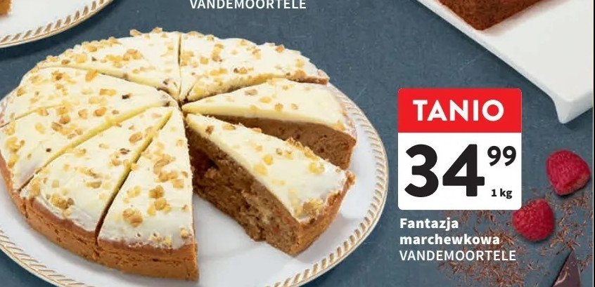 Ciasto fantazja marchewkowa Vandemoortele promocja