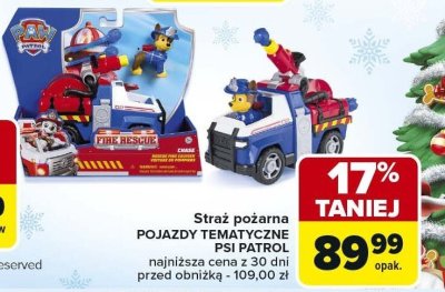 Straż pożarna POJAZDY TEMATYCZNE PSI PATROL promocja w Carrefour