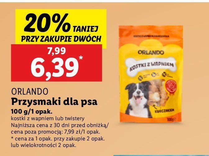 Kostki z wapniem Orlando promocja