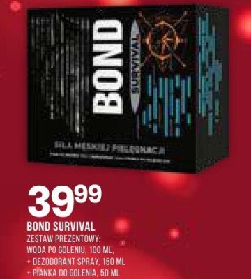 BOND SURVIVAL - zestaw prezentowy promocja w Drogerie Natura