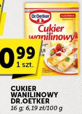 Cukier wanilinowy Dr.Oetker promocja w ABC