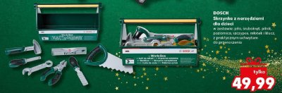 Skrzynka z narzędziami dla dzieci promocja w Kaufland