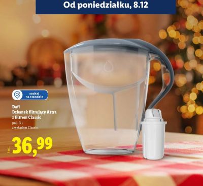 Dzbanek filtrujący Astra z filtrem Classic poj.: 3 L  promocja w Lidl