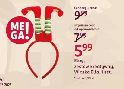 Opaska Eloy, zestaw kreatywny, Wioska Elfa promocja w Rossmann