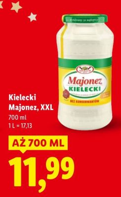Majonez XXL Kielecki promocja w Lidl
