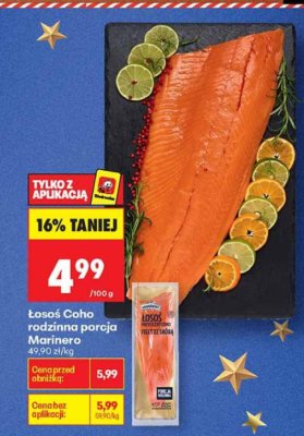 Łosoś Coho rodzinna porcja Marinero promocja w Biedronka