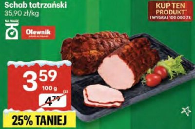 Schab tatrzański promocja w Delikatesy Centrum