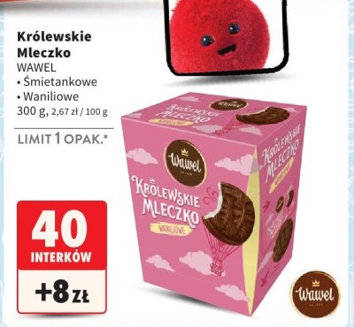 Królewskie Mleczko śmietankowe 300 g Wawel promocja w Intermarche