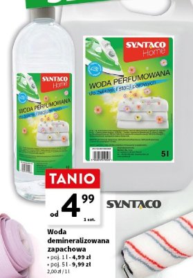 Woda demineralizowana zapachowa promocja w Intermarche